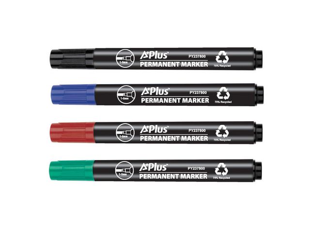 A PLUS Märkpenna A PLUS eco sned 1-5mm, set om 4 st