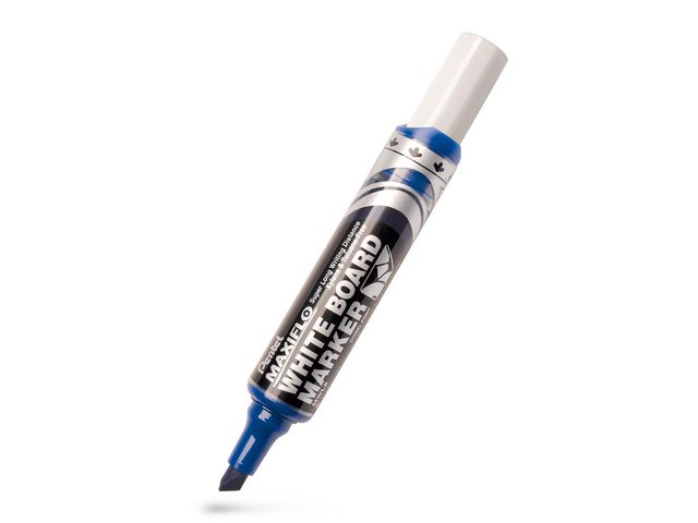 Pentel Whiteboardpenna Maxiflo sned blå, st