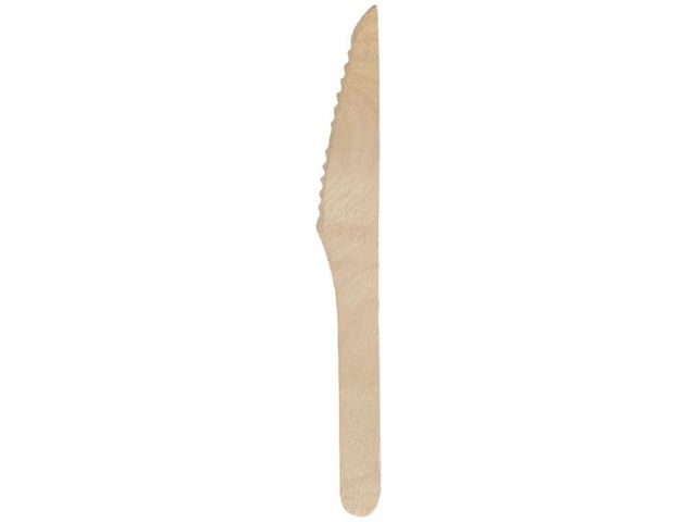 ABENA Bestick Kniv 16,5 cm trä, fp om 100 st