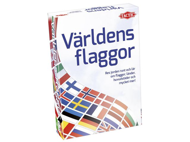 TACTIC Spel Världens flaggor, st