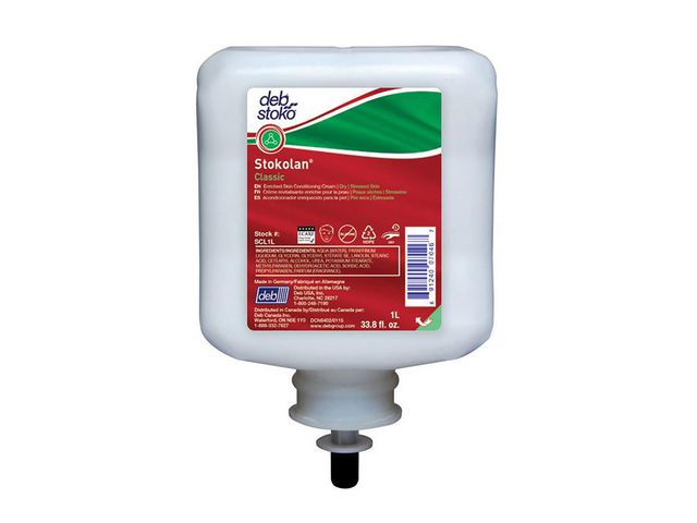 Deb Hudkräm Classic 1L, flaska om 1 l