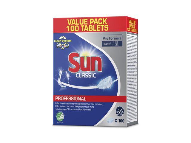 Sun Maskindisk Pro Formula Classic Value Pack Tabs, fp om 100 st