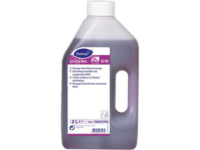 Suma Rengöringsmedel Suma Bac conc D10 2L, flaska om 2 l