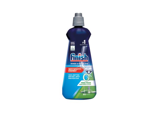 Finish Spolglans Shine & Dry 400ml, flaska om 400 ml