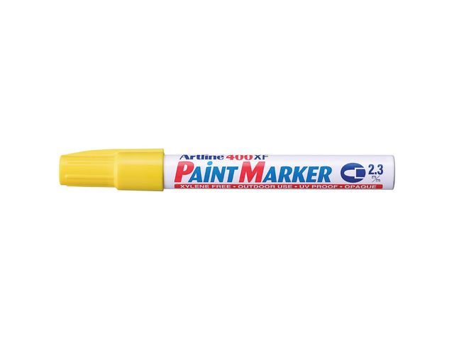 Artline Märkpenna Rund 400XF Paint gul, st