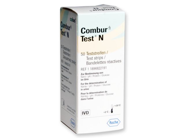 COMBUR Urinstickor 4 test, fp om 50 st