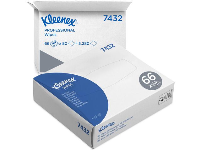 Kleenex® Ansiktsservett vit, fp om 80 st
