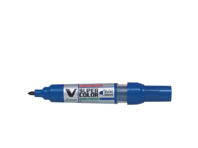 Pilot Begreen Begreen V Super Color permanent märkpenna, kulspets på 2,3 mm, blå, st