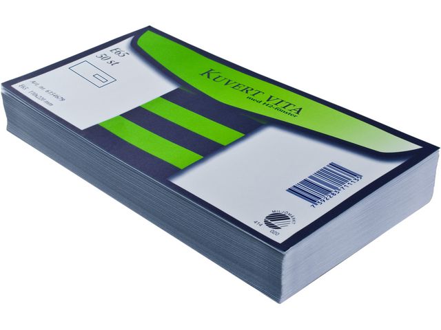 MAILMAN Kuvert DL 110x220mm gummerade, fp om 50 st