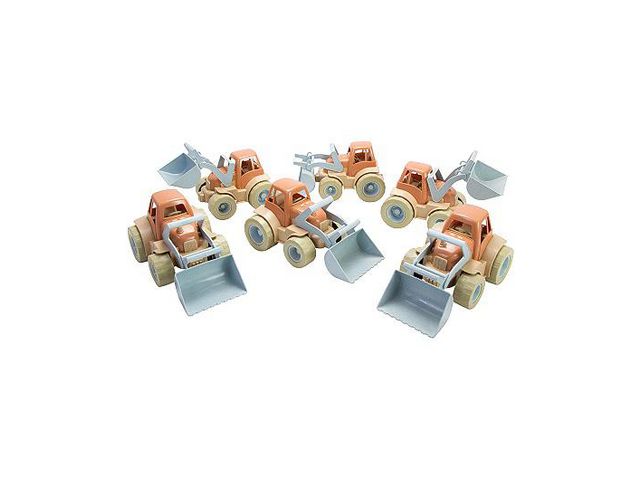 Dantoy Traktor av bioplast 34,5cm 6/FP, fp om 6 st