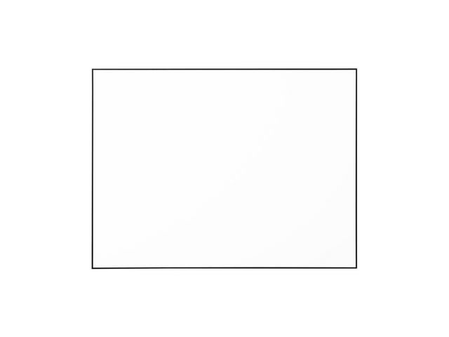 ARCHYI Giro väggmonterad magnetisk whiteboardtavla, keramisk stålyta, svart metallram, 1200 x 1500 mm, st
