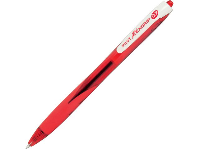 Pilot Begreen Kulpenna, Begreen Rexgrip, tunn spets på 0,7 mm, röd, st