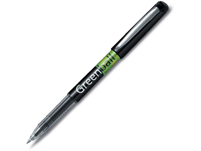 Pilot Begreen Bläckkulpenna, Begreen Greenball, tunn spets på 0,7 mm, svart, st