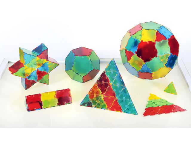 Polydron Transparent, fp om 164 st