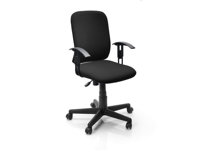 LANAB DESIGN Kontorsstol Slim svart, st