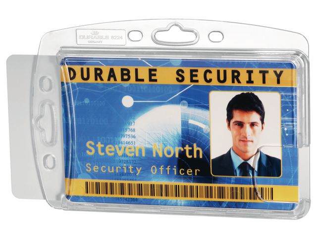 Durable Korthållare, 54 x 85 mm, transparent, fp om 10 st