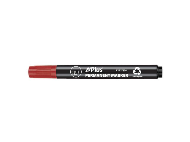 A PLUS Märkpenna A PLUS eco rund 1-3mm röd, st