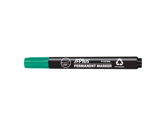 A PLUS Märkpenna A PLUS eco rund 1-3mm grön, st