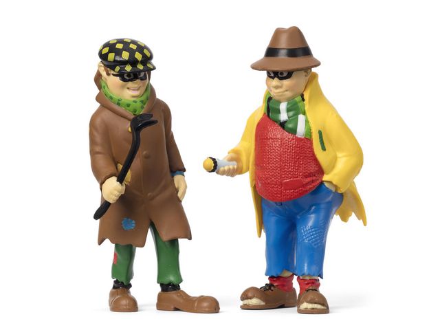 PIPPI Dunder-Karlsson o Blom Figurset, fp om 2 st