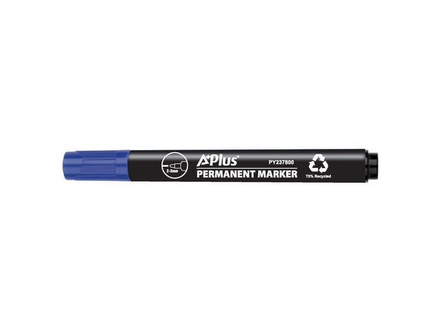 A PLUS Märkpenna A PLUS eco rund 1-3mm blå, st