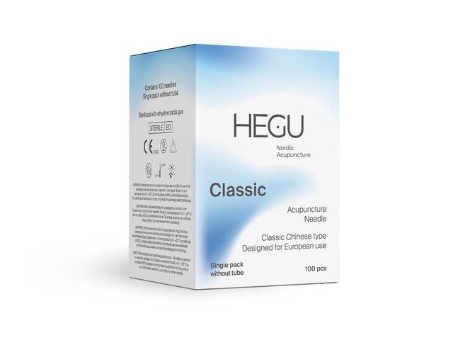 HEGU® Akupunkturnål 0,20x15mm, fp om 100 st