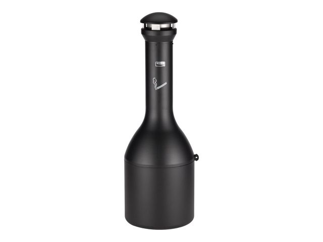 Rubbermaid Commercial Products 9W33 Infinity™ traditionell askkopp, svart, kapacitet för 5 000 fimpar, st