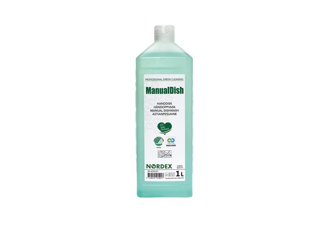 NORDEX Handdiskmedel ManualDish 1L, flaska om 1 l