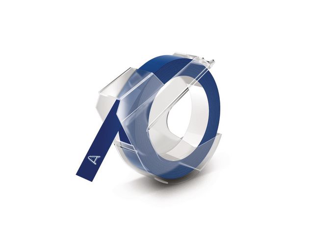 Dymo Präglingsband 5247 9mmx3m blå, st