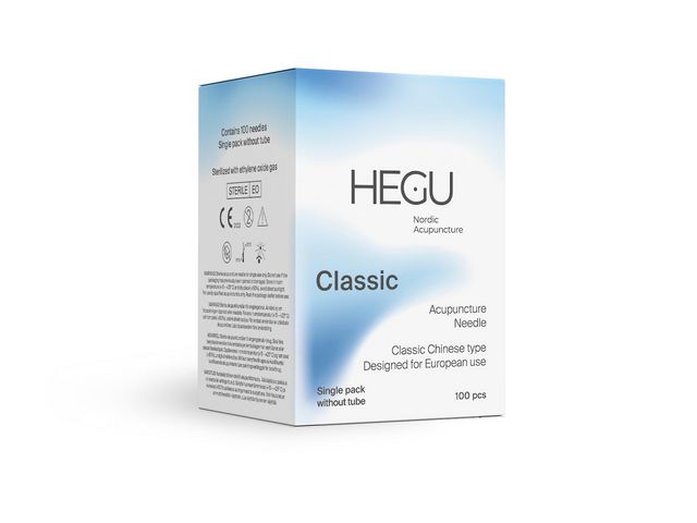 HEGU® Akupunkturnål 0,30x25mm, fp om 100 st