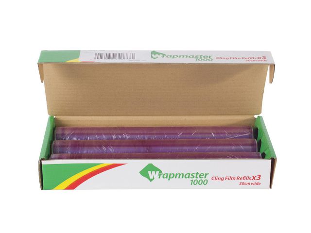 Wrapmaster Plastfolie PVC Wrapmaster 1000 30cmx100m, rulle om 30 m