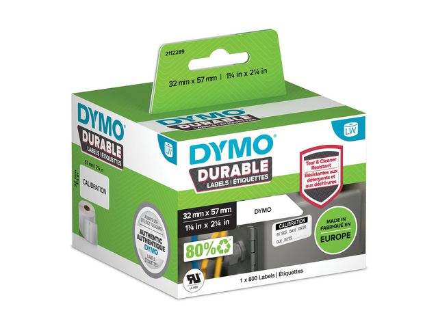 Dymo Etikett 57mm x 32mm, rulle om 800 st