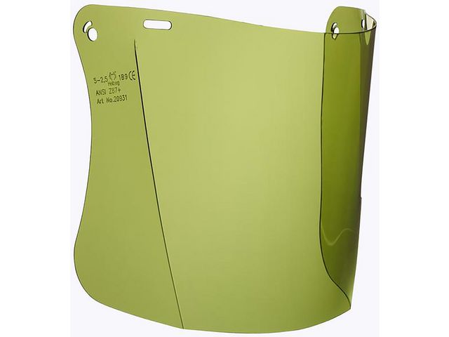Hellberg Safety Visir PC grönt, st