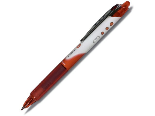Pilot Bläckkulpenna, V-Ball 05 RT, extra tunn spets på 0,5 mm, röd, st