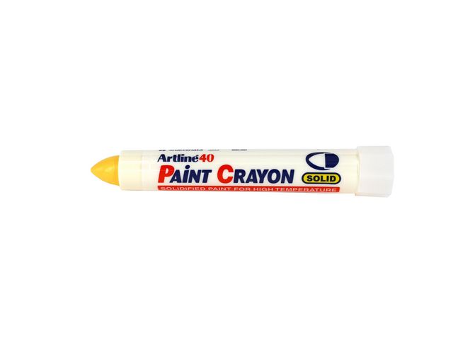 Artline Märkkrita Rund 40 Paint Cray gul, st