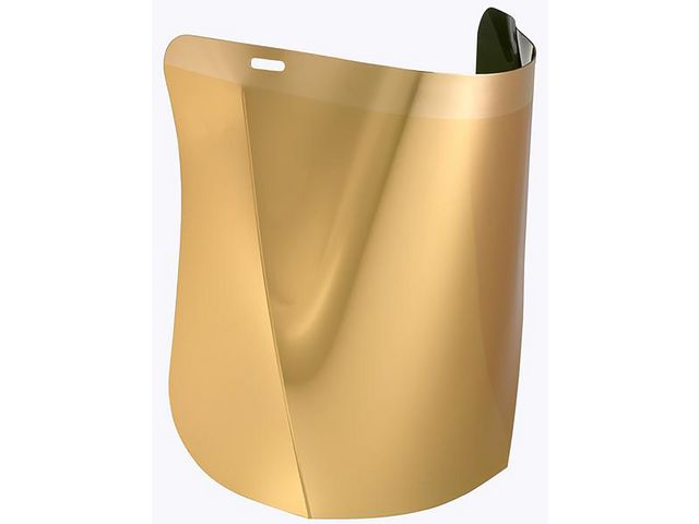 Hellberg Safety Visir PC guldpläterat, st
