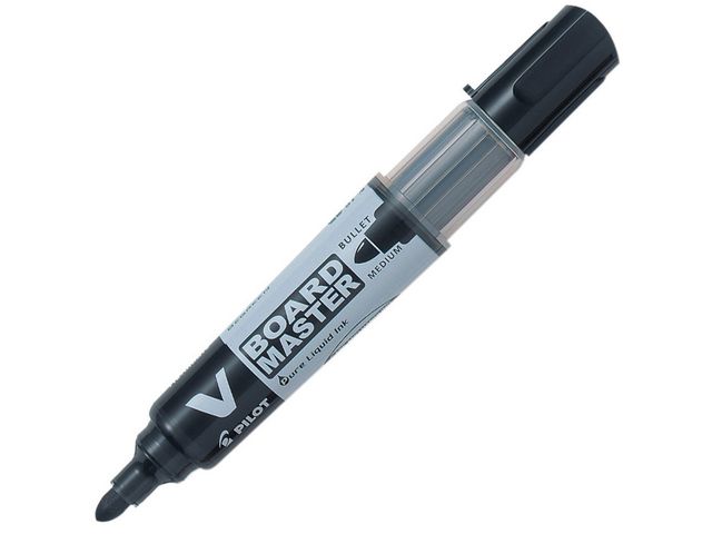 Pilot Begreen Whiteboardpenna Begreen V-Board Master, rund spets på 6,0 mm, svart, st