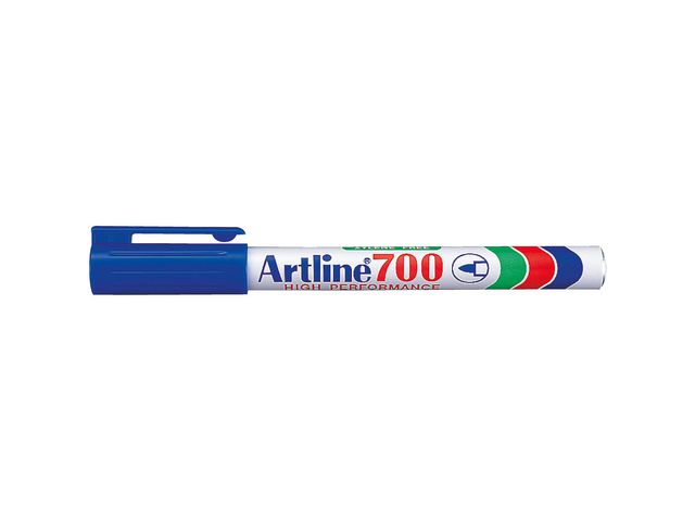Artline Märkpenna Rund 700 Perm. 0,7 blå, st