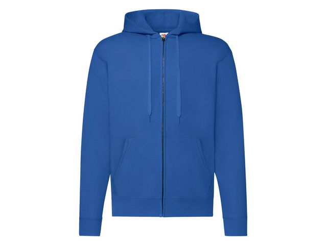 FRUIT OF THE LOOM Zip Hoodie kungsblå M, st