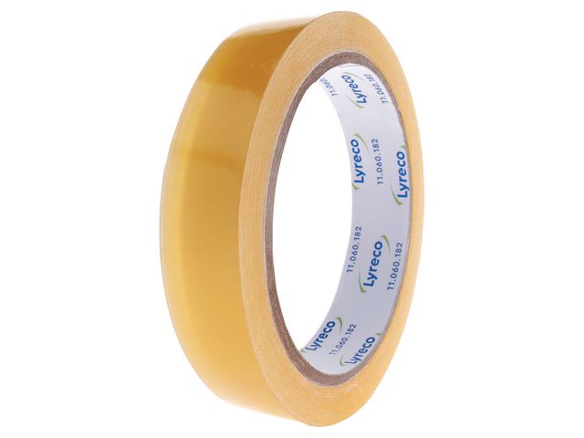 Lyreco Kontorstejp 66mx19mm klar 8/FP, fp om 8 rullar