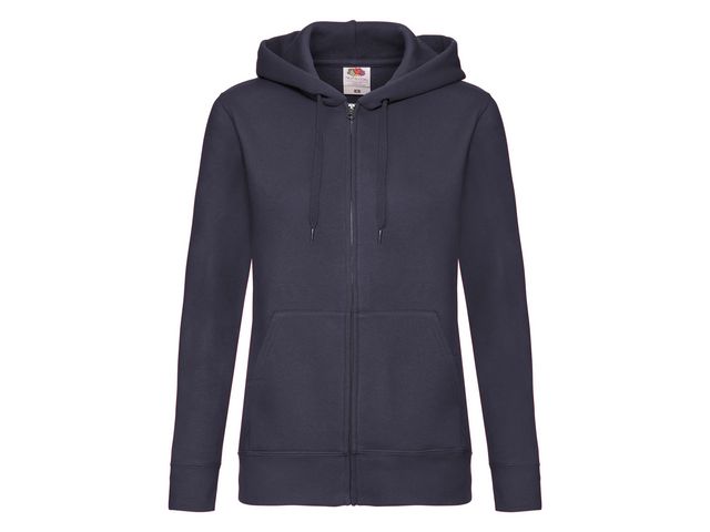 FRUIT OF THE LOOM Zip Hoodie dam marin XL, st