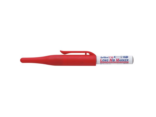 Artline Märkpenna Rund 710 Long Nib röd, st