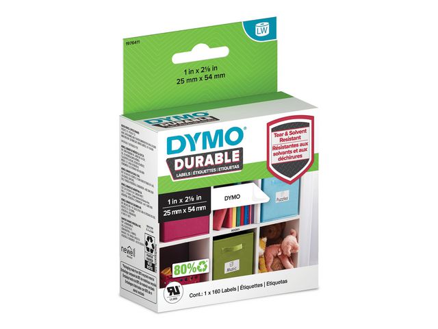Dymo Etikett Durable 25x54mm, st