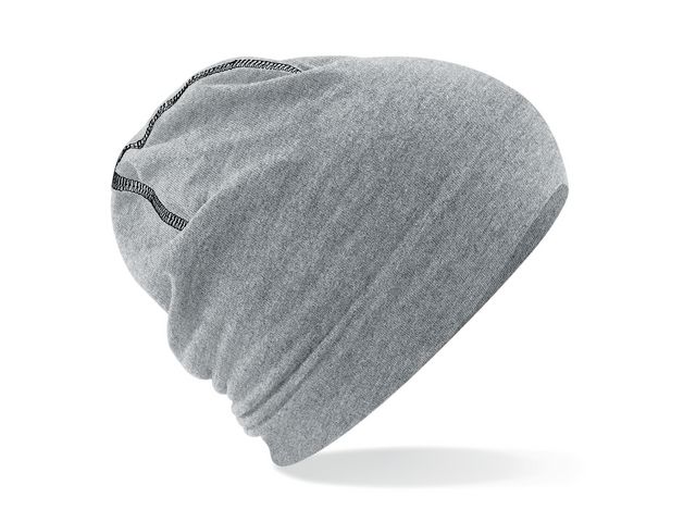 FRUIT OF THE LOOM Beanie gråmelange/svart onesize, st
