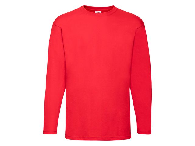 FRUIT OF THE LOOM T-shirt Långärmad röd XL, st