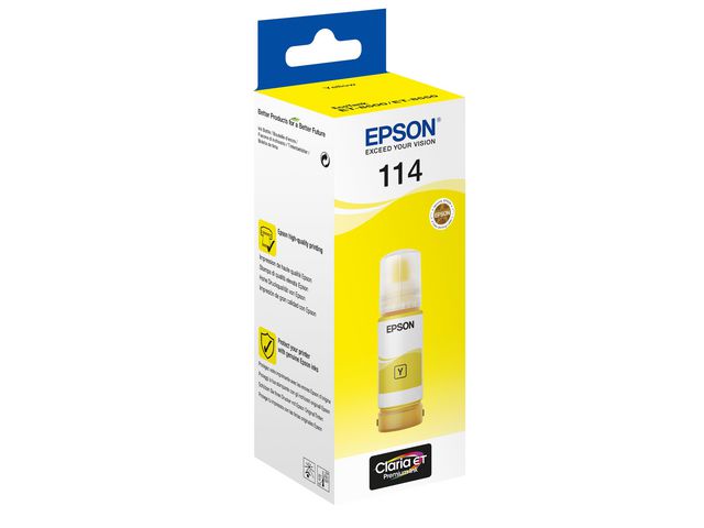 Epson Bläckpatron 114 EcoTank 2,3K Y, st
