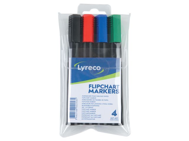 Lyreco Blädderblockspenna rund, fp om 4 st