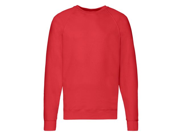 FRUIT OF THE LOOM Sweatshirt röd XL, st