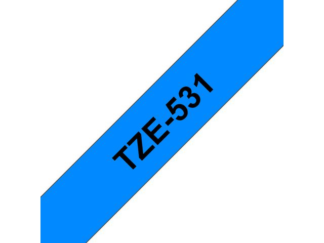 Brother Tape TZE531 12mm svart på blå, st