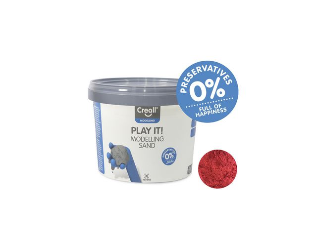 Creall Leksand röd 750 g, fp om 750 g