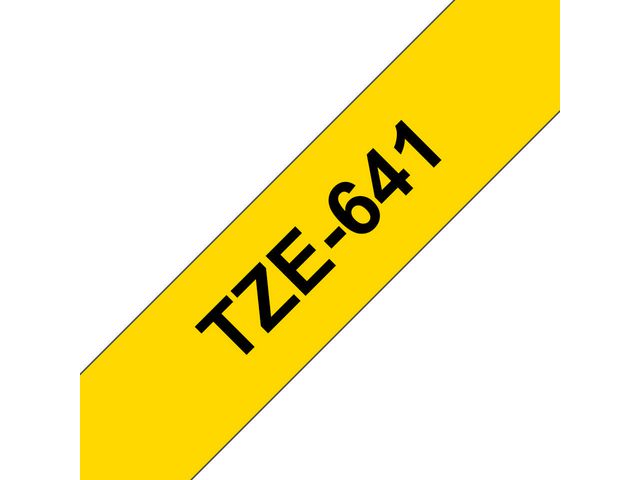 Brother Tape TZE641 18mm svart på gul, st